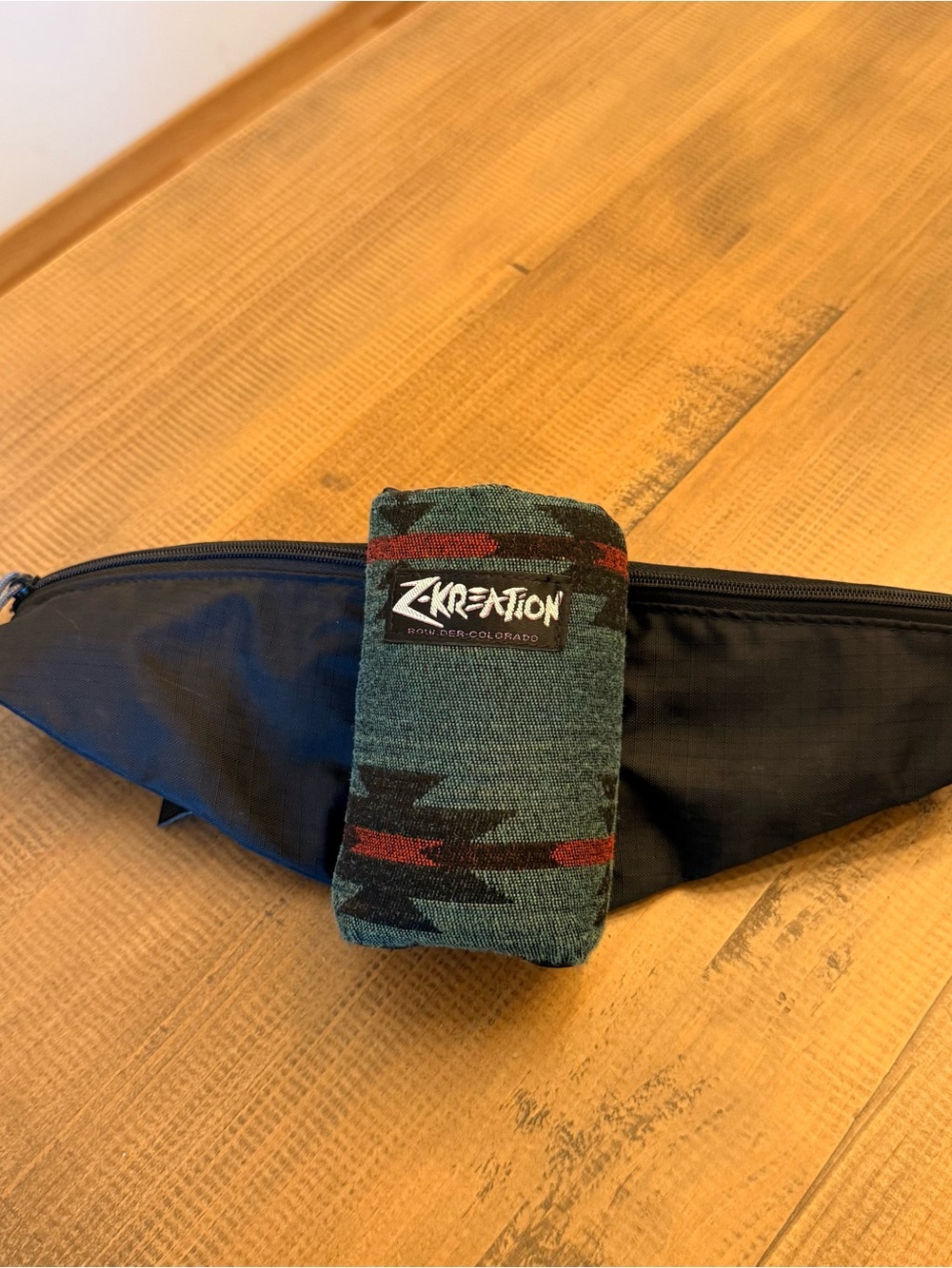 Vintage 90s Z-Kreation water bottle Bag Waist Pack - vintage Fanny pack bottle